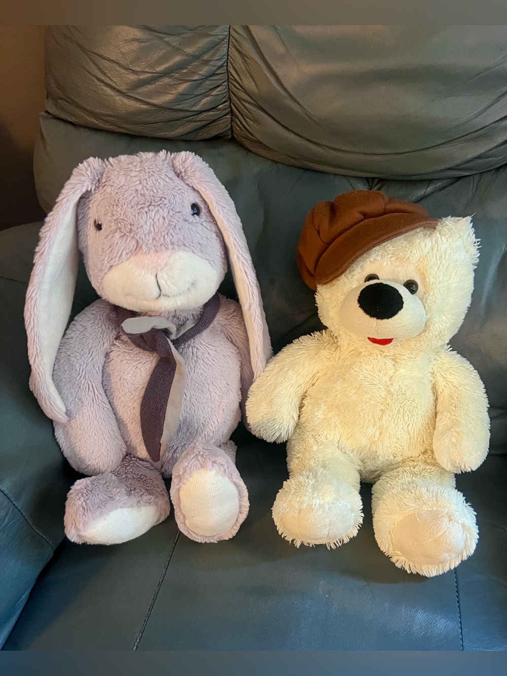 Hallmark Plush Bunny & Teddy Duo - Soft Plush Toys